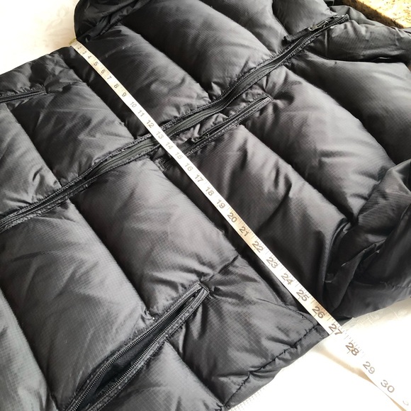 Gap Black Nylon Down Fill Quilted Puffer Jacket Warm Winter Coat Men’s Size L - Picture 6 of 16